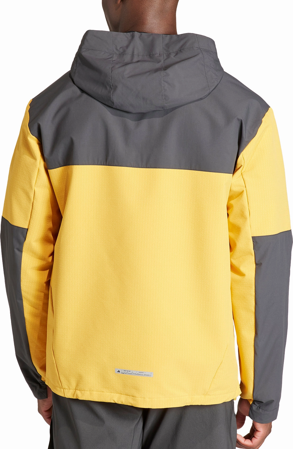 Elastic Fedora adidas Ultimate Conquer The Elements COLD.RDY Mens Running Jacket - Yellow