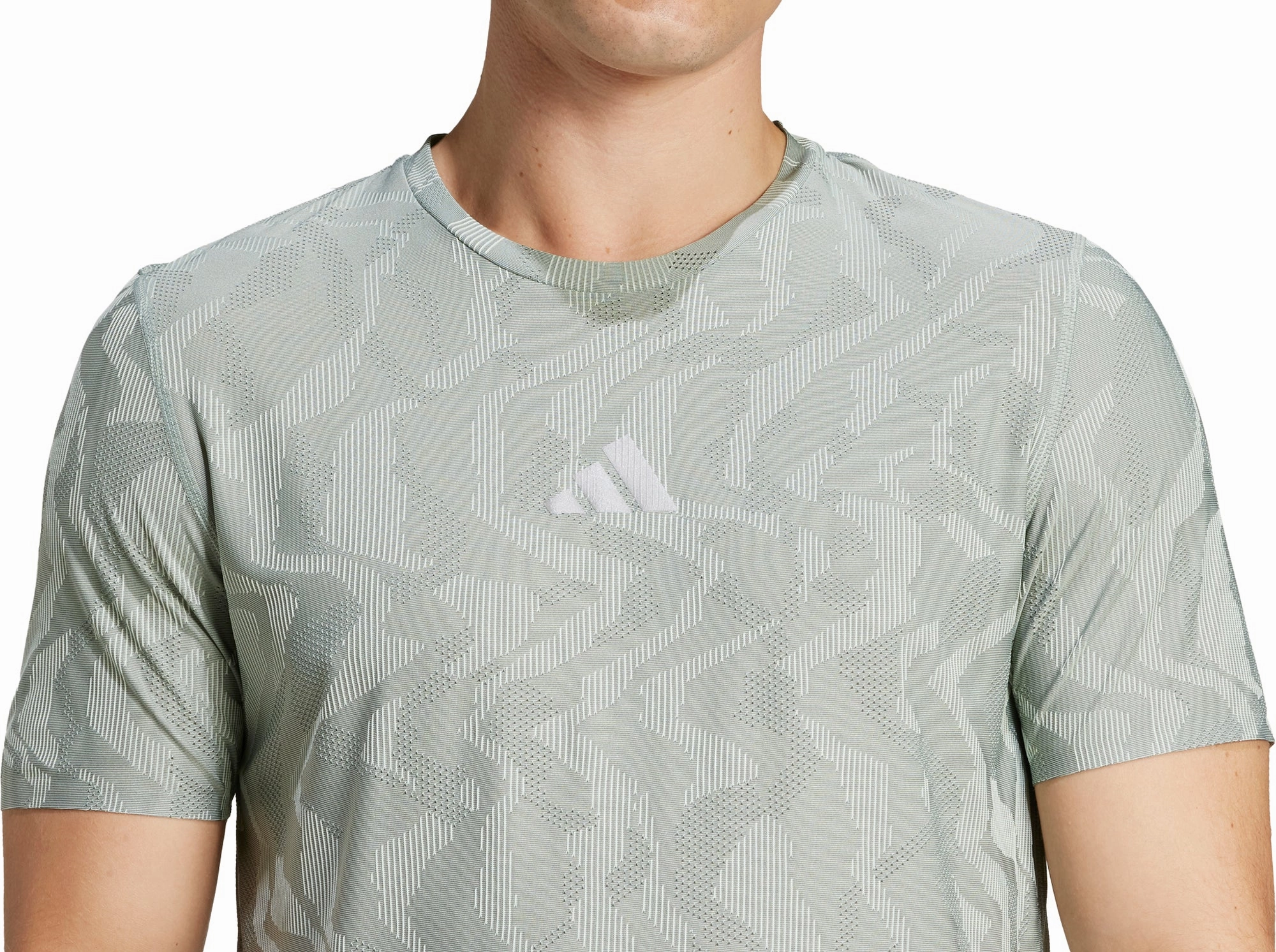adidas Ultimate Engineered ClimaCool  Short Sleeve Mens Running Top - Green mix and match Stylish Fit