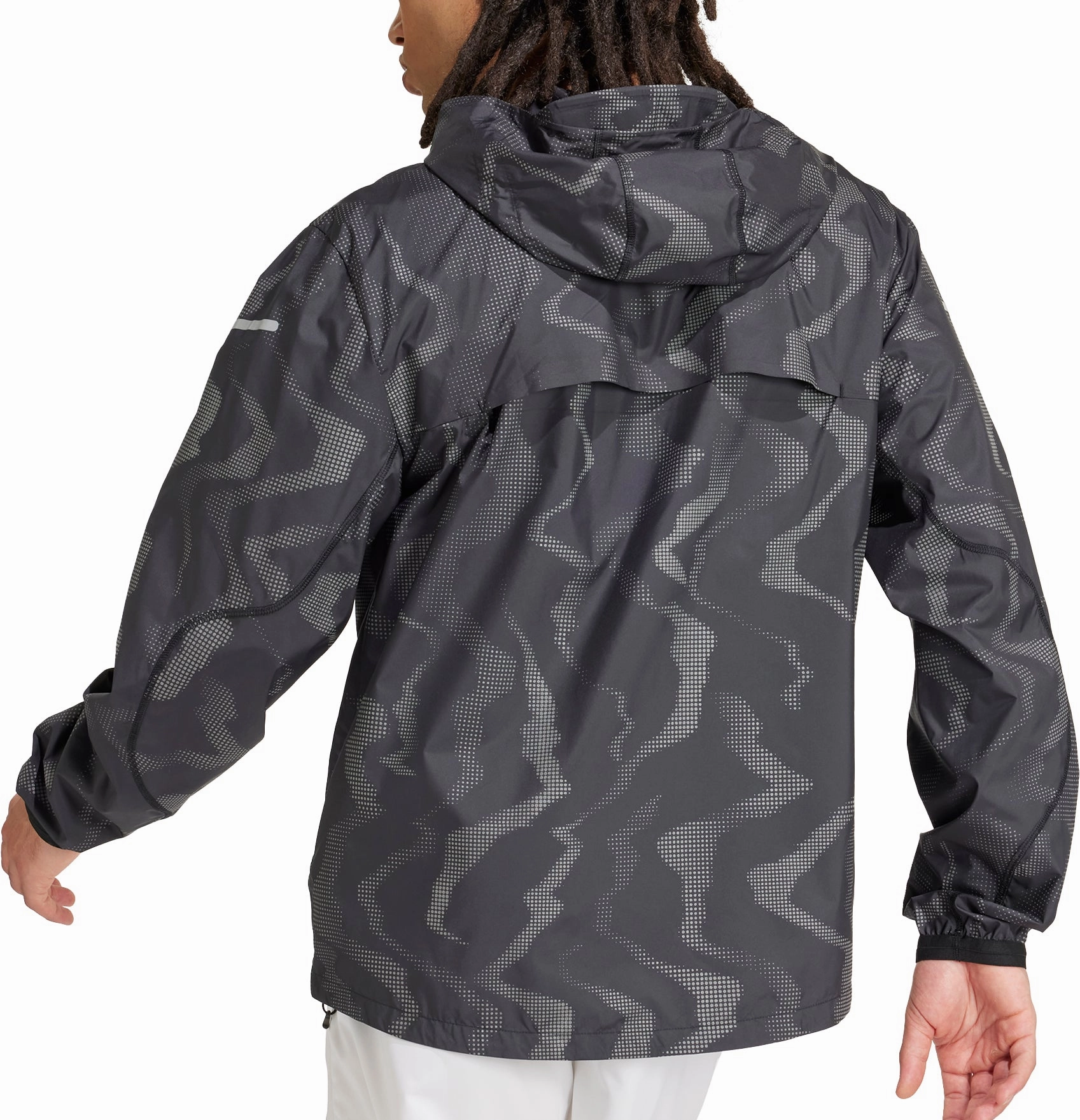 adidas Ultimate WIND.RDY Mens Running Jacket - Black Impact Hand washable