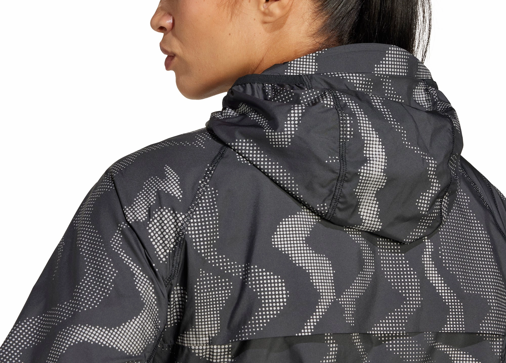adidas Ultimate WIND.RDY Womens Running Jacket - Black Laser Cut Vents