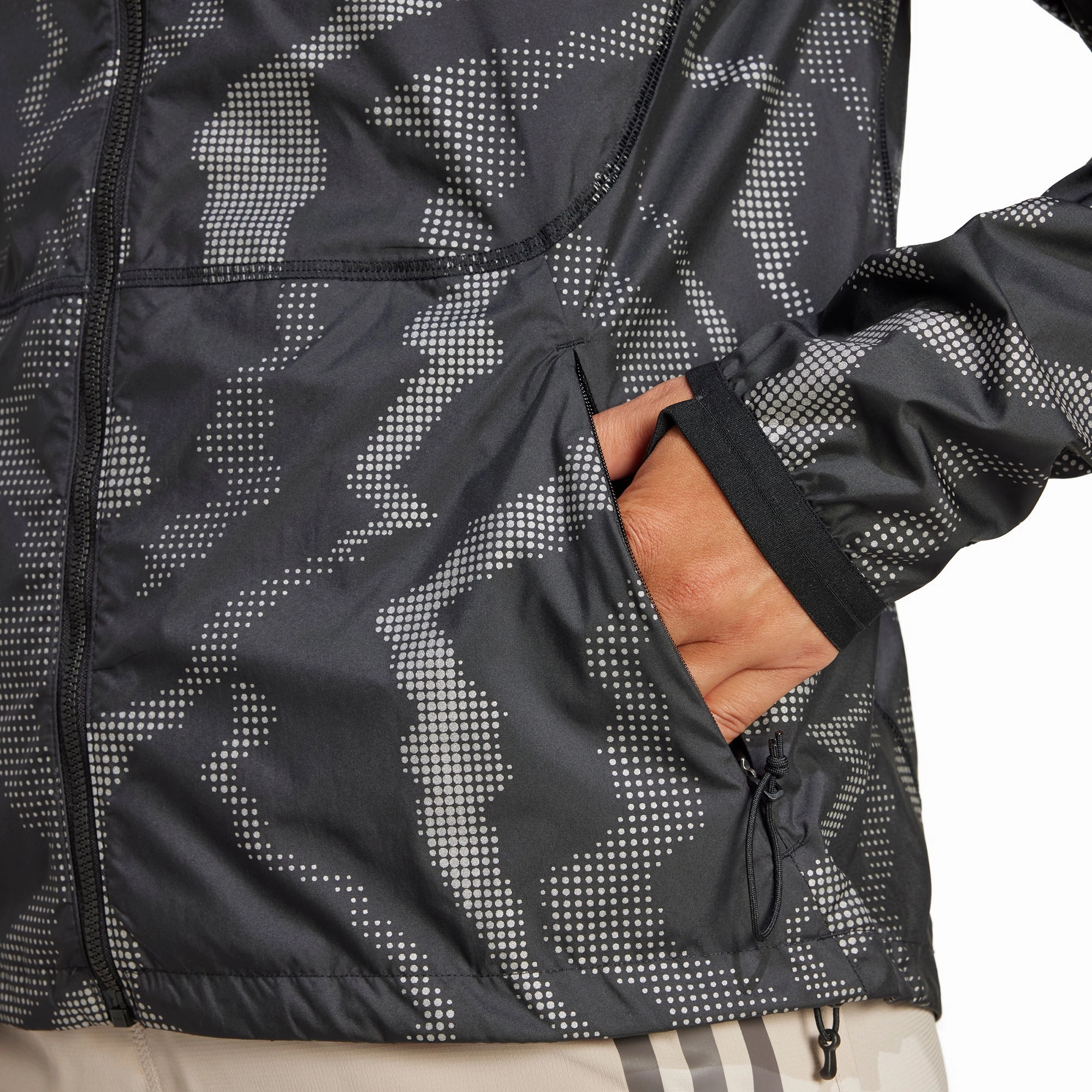 adidas Ultimate WIND.RDY Womens Running Jacket - Black No Bulk Pilates