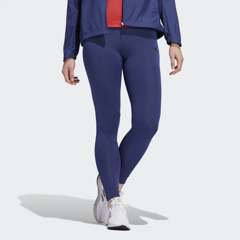 adidas Women's Own The Run Tight Indigo ReflectiveDetails SoftTouch Texture