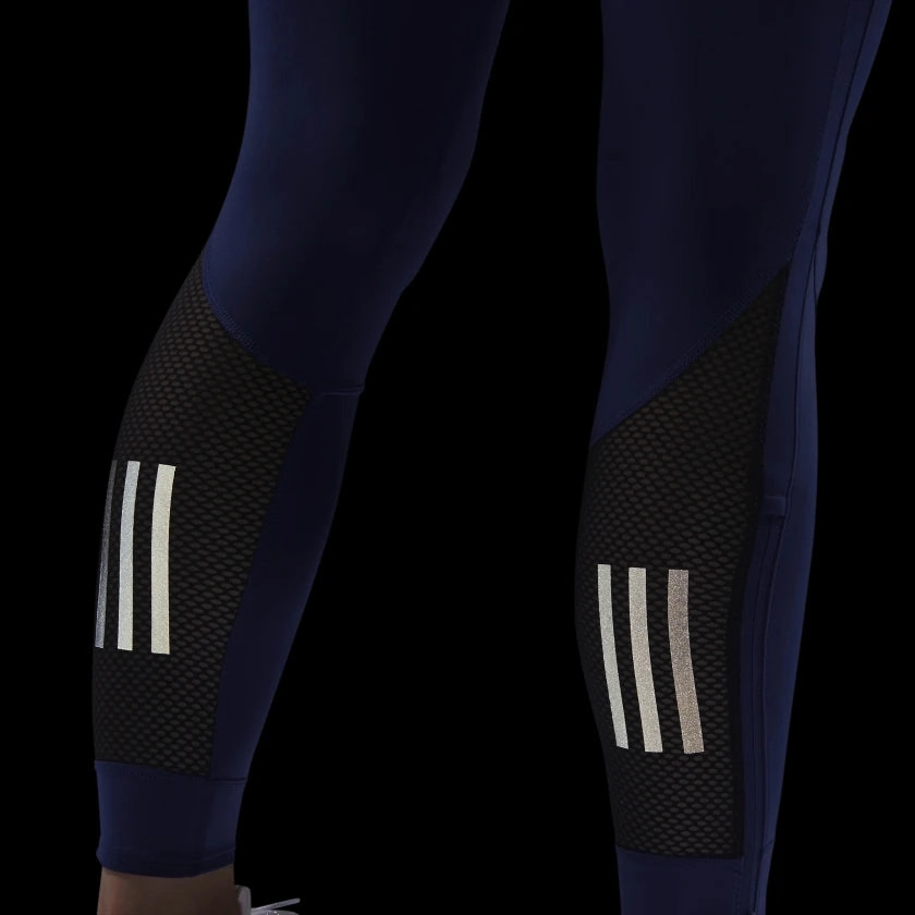 adidas Women's Own The Run Tight Indigo Epic Core AdjustableWaistband