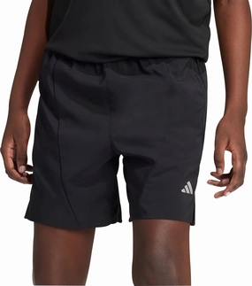 adidas Woven Junior Running Shorts - Black Windproof Design