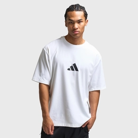 adidas Z.N.E. Loose-Fit T-Shirt / White market share Modular Design