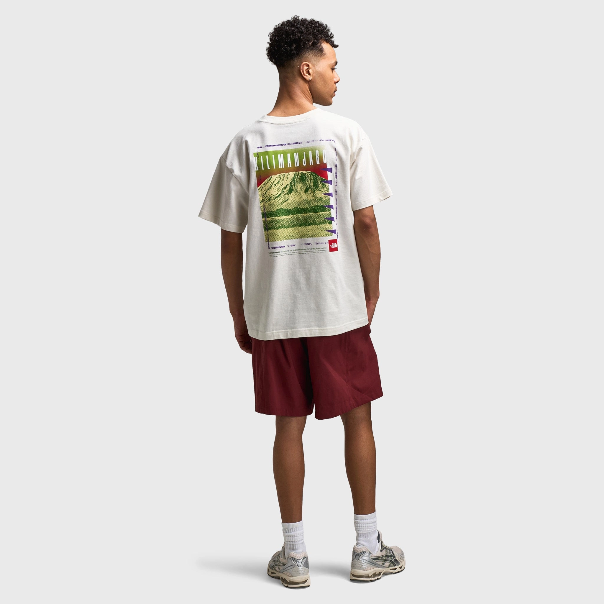 The North Face Red Box Kilimanjaro Heavyweight T-Shirt / White Dune anti - static Green - friendly