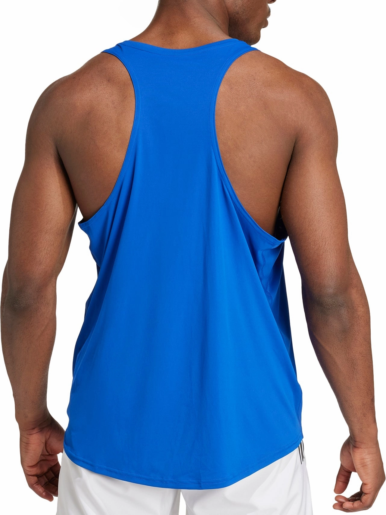 Tall adidas Adizero Essentials Mens Running Vest - Blue