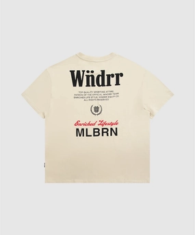 AbrasionFree Edging WNDRR Archive SMU Box Fit Tee (Tan)