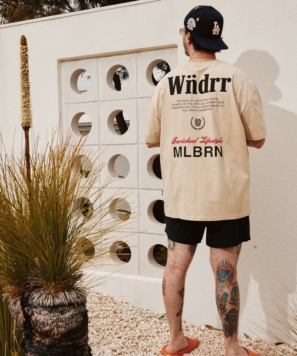 LowProfile Fasteners WNDRR Archive SMU Box Fit Tee (Tan)