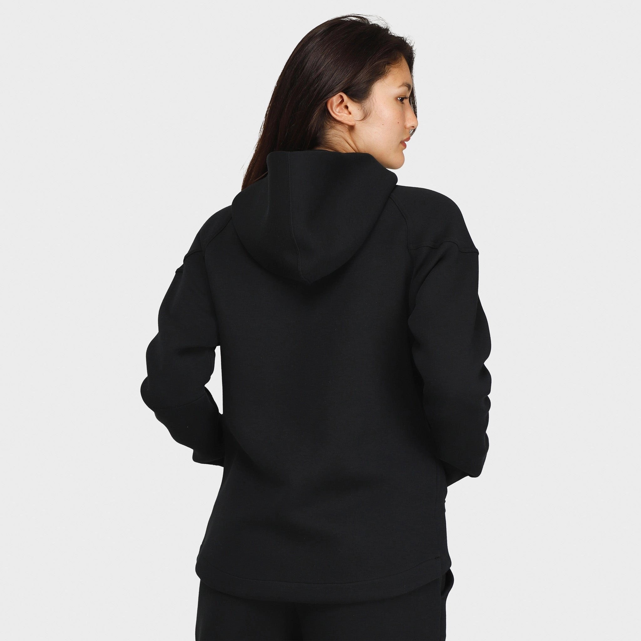 Polarized Sun Protection Nike Sportswear Women's Tech Fleece Windrunner Full Zip Hoodie Black / Black
