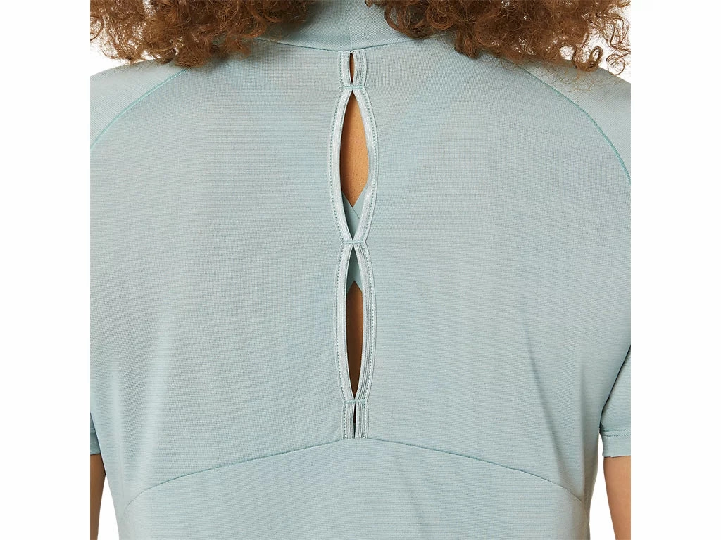 Non Iron Fabric Asics Women's Nagino Run SS Top