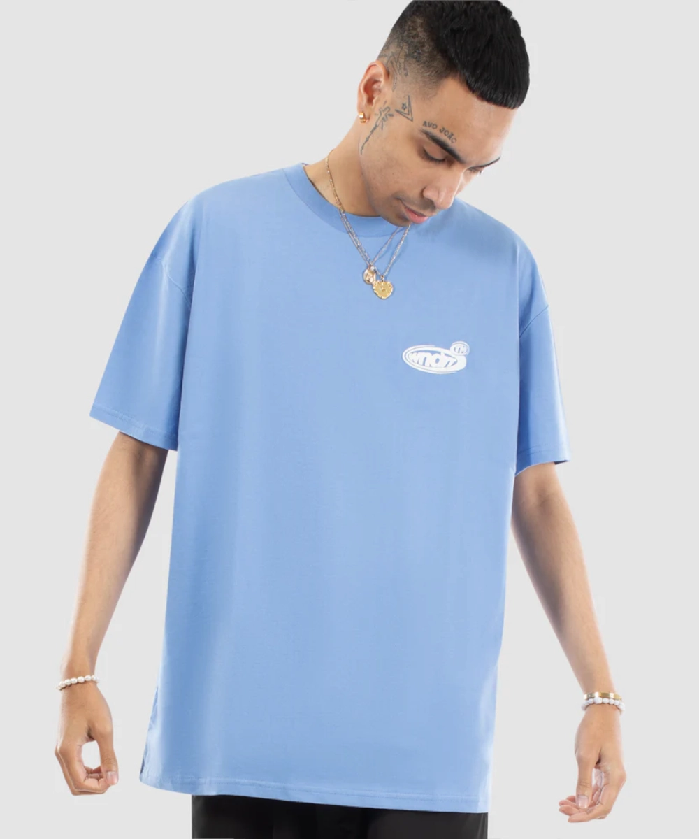 All Day WNDRR Reflex Box Fit Tee (Air Blue)