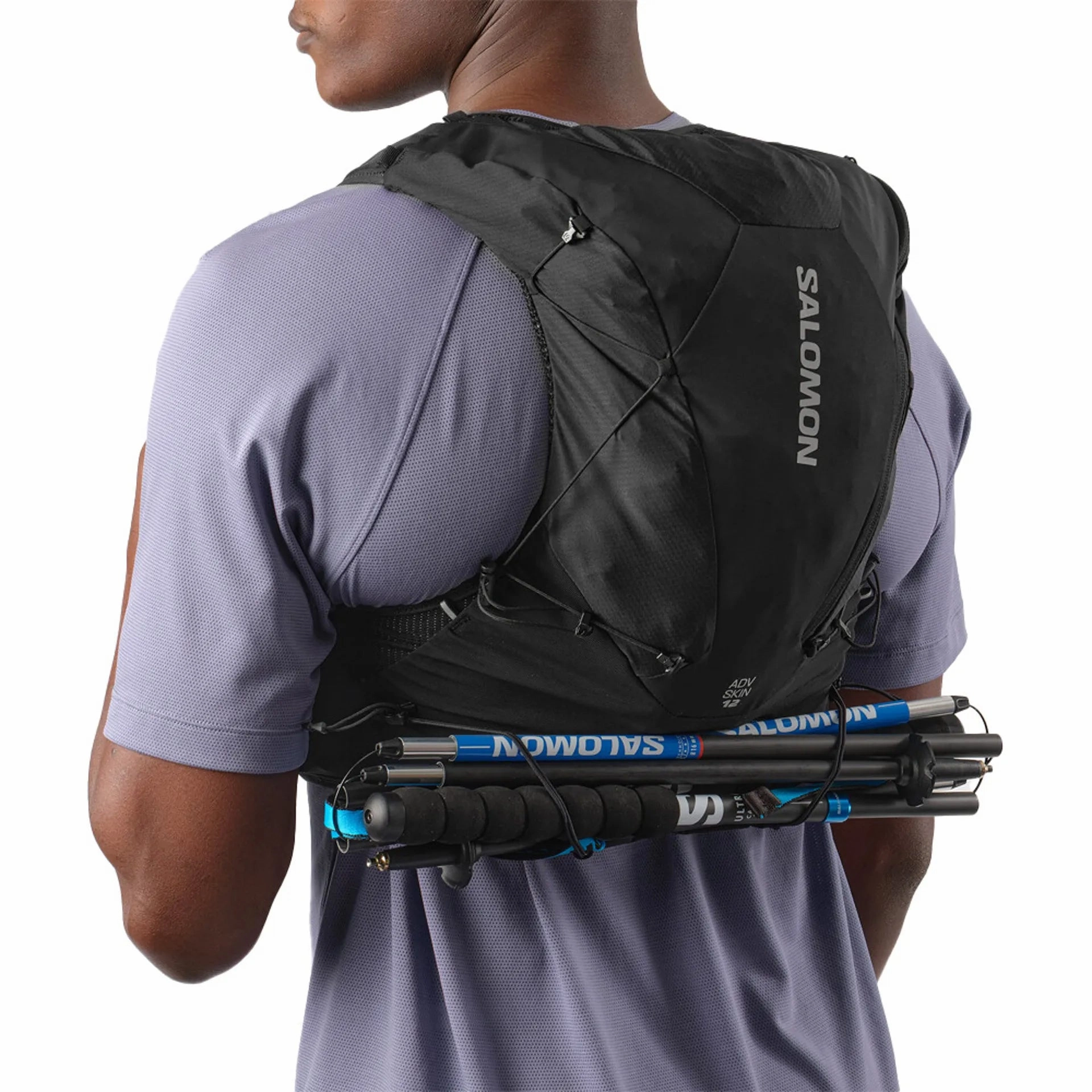 appearance wrinkle - resistant clothing Advance Skin 12 Set Running Vest Black
