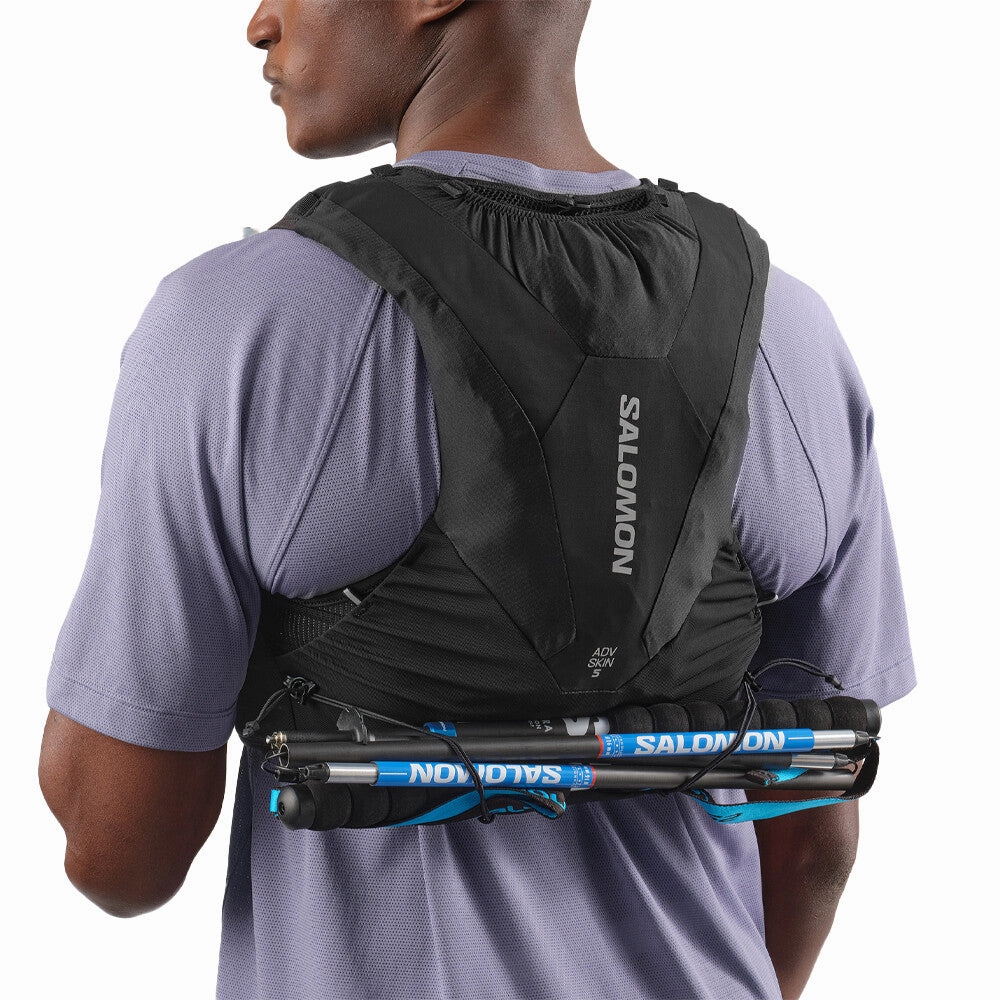 Seamless construction Advance Skin 5 Set Running Vest Black