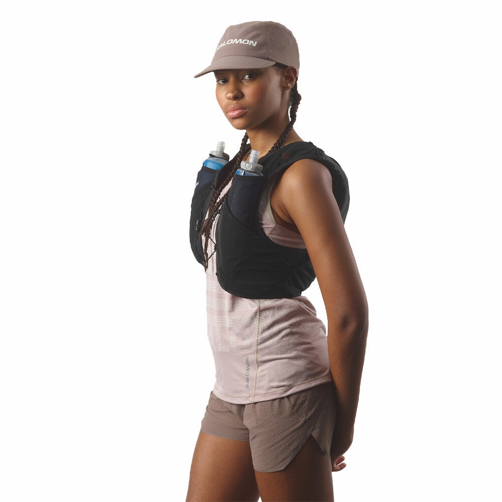 Advance Skin 5 Set Running Vest Black Thin