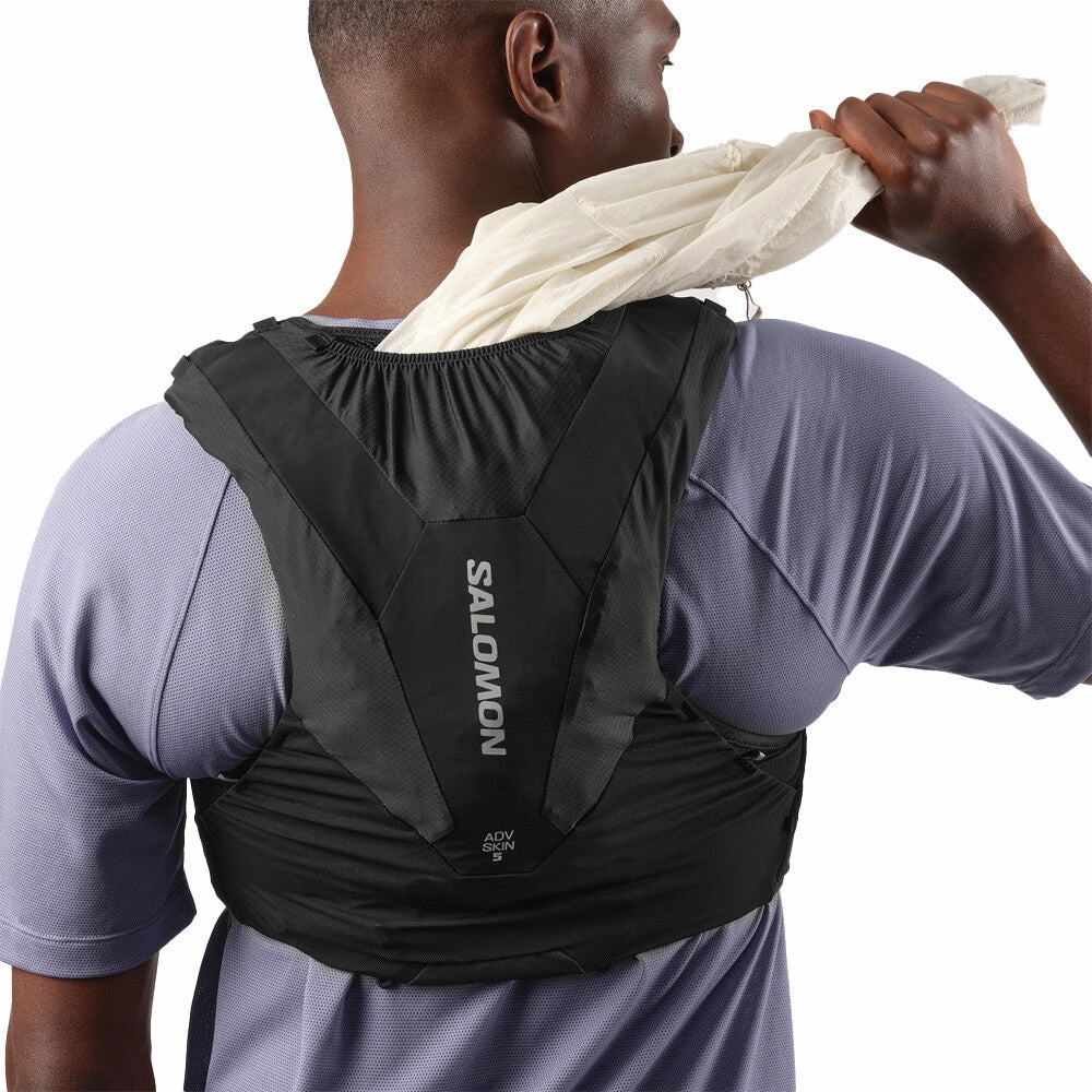 Advance Skin 5 Set Running Vest Black Ultra Durable Construction