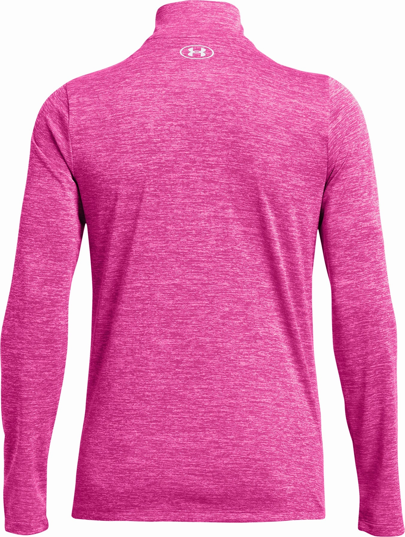 Under Armour Tech Twist Half Zip Long Sleeve Womens Training Top - Pink MoistureManagementSystem