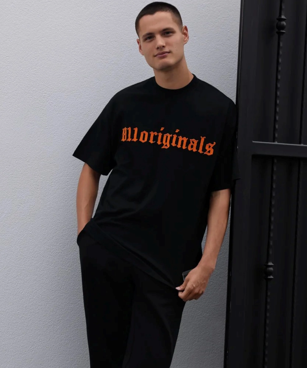 811 Originals Unisex Heat T-Shirt (Black/Orange) SoftTouch Texture SlipResistantHem