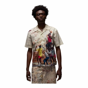 Air Jordan Men's Camp Shirt Clear Glow Chill Fit