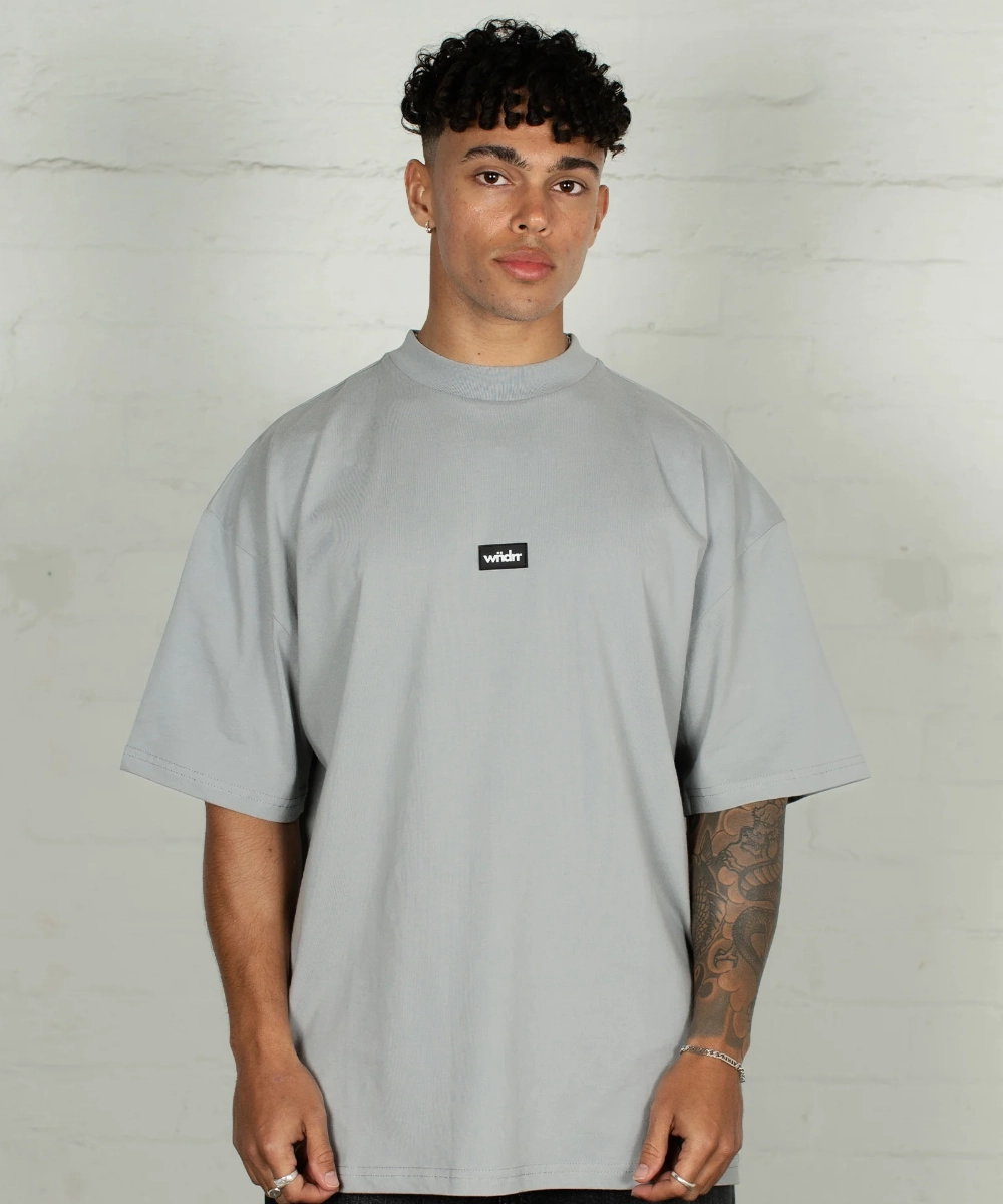WNDRR Soho Club Tee (Cement Grey) SoftTouch Texture
