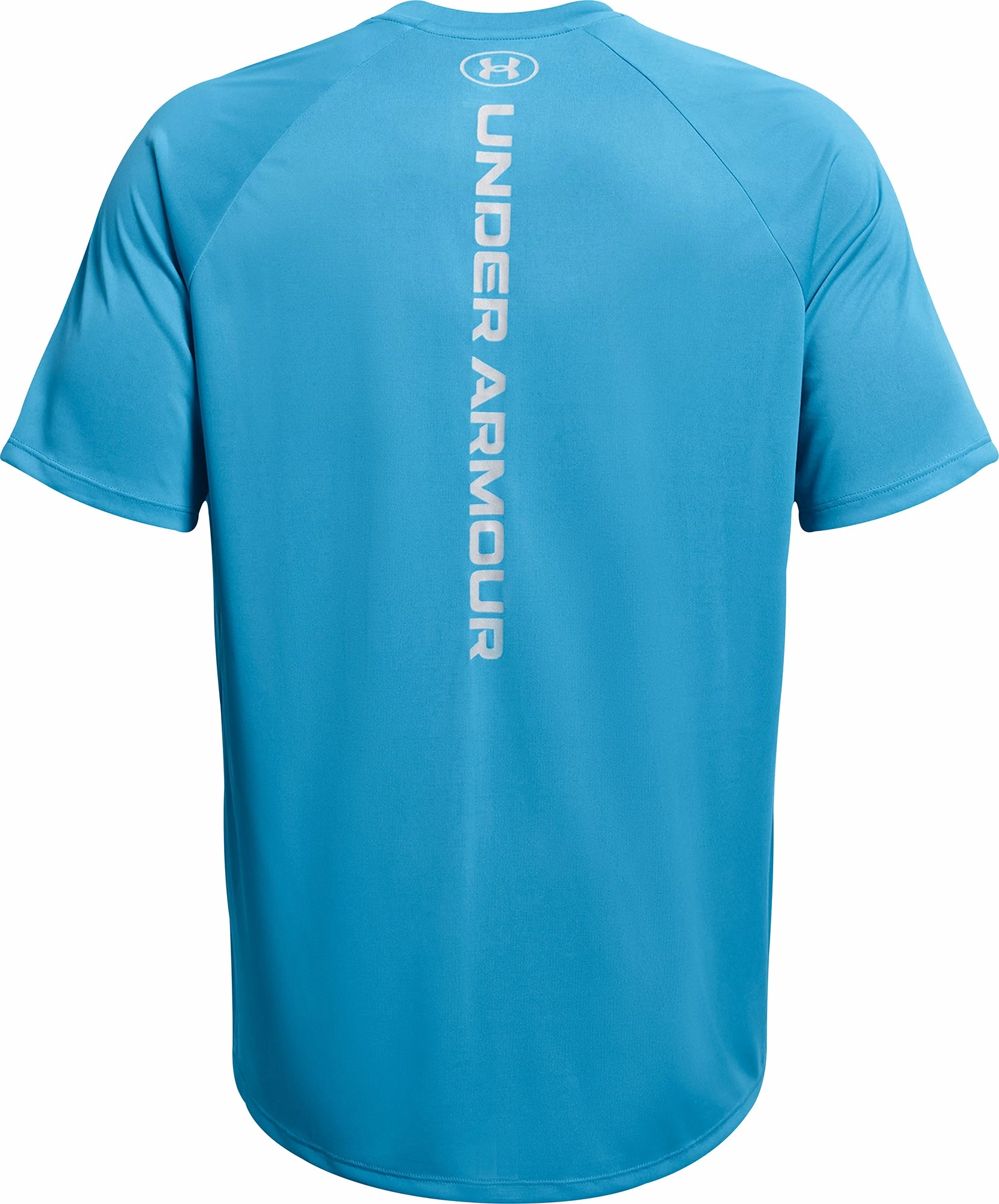 Comfortable Design Perfect Layering Under Armour Tech Reflective Short Sleeve Mens Running Top - Blue
