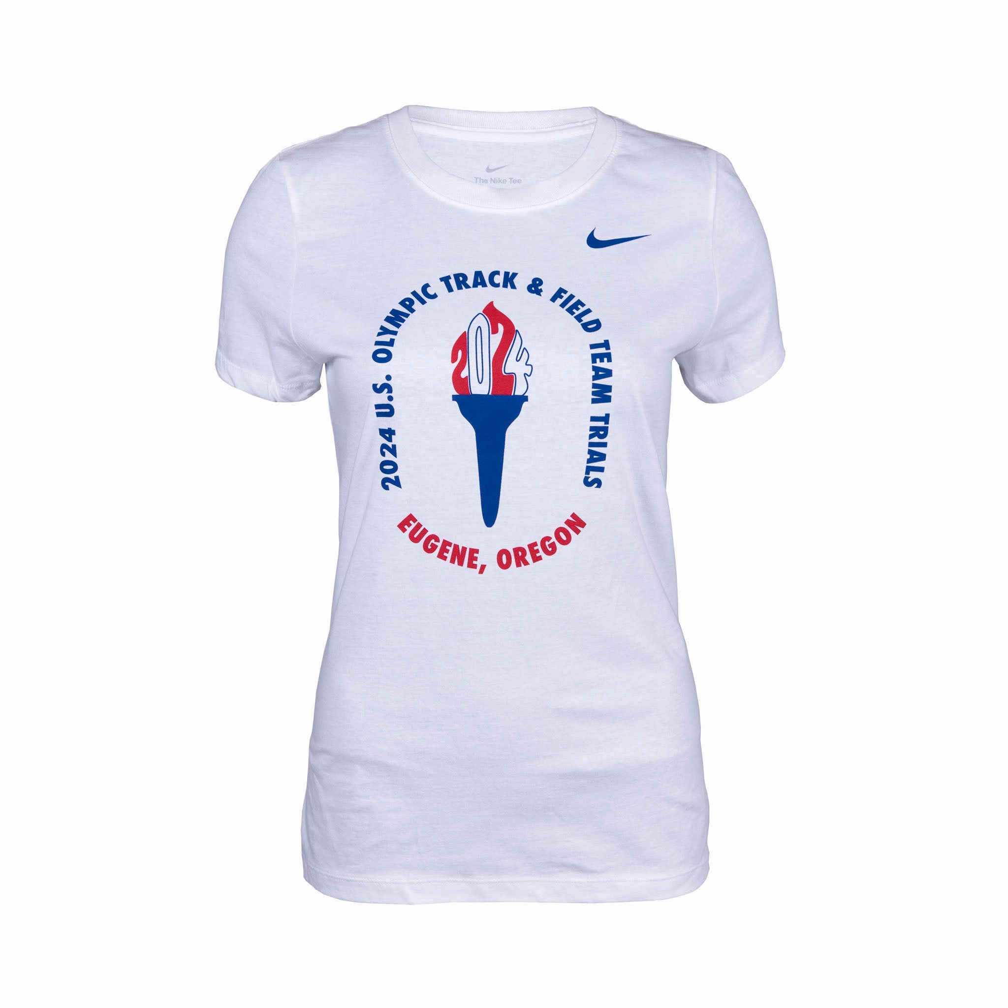 ButtonDownCollar Unstructured Fit Nike USATF Women's 2024 U.S. Olympic Team Trials Torch T-Shirt
