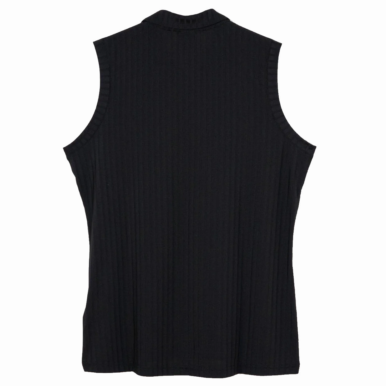 Cross Women's Andrea Sleeveless Polo Golf Shirt - Black AntiStatic Fabric Treatment