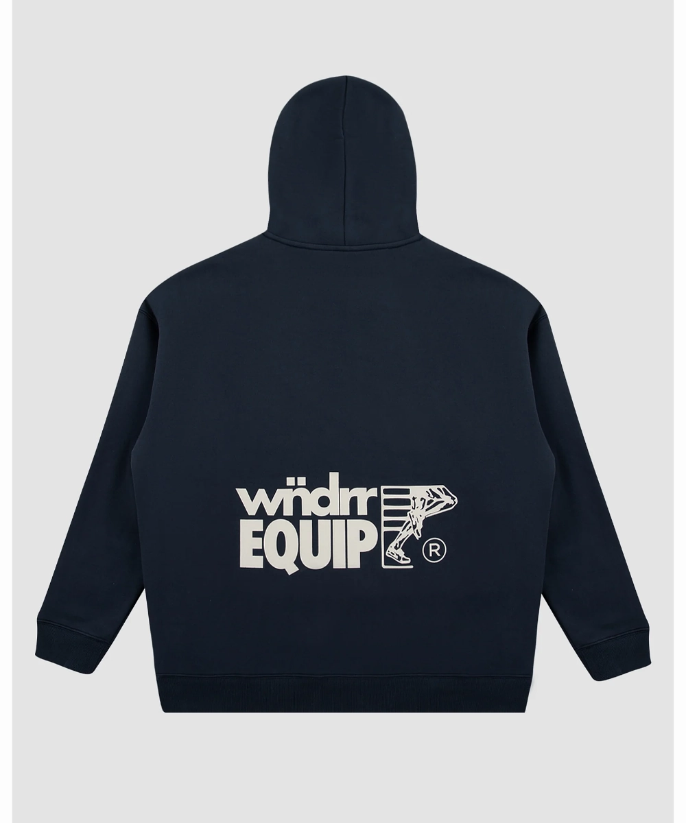WNDRR Equip Hood Sweat (Navy) Training Fit