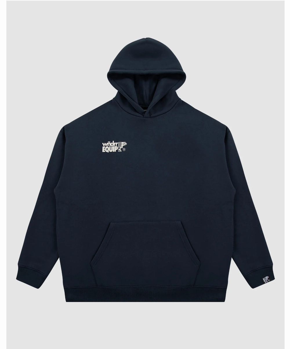 Young Edge Airtight Zipper WNDRR Equip Hood Sweat (Navy)