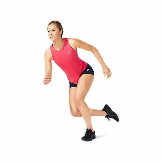 Asics Women's Core  Tank - Pixel Pink Creative Glow Net Fit
