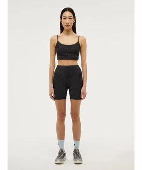 P.E Nation Actualise 5?? Bike Short (Washed Black) Parisian Chic Wrinklefree