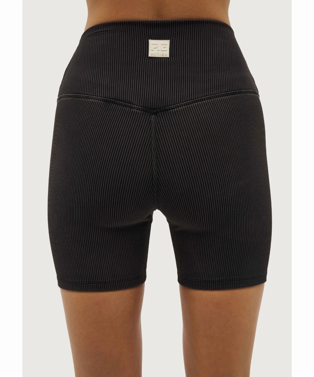 Lake Glow Wind Glow P.E Nation Actualise 5?? Bike Short (Washed Black)