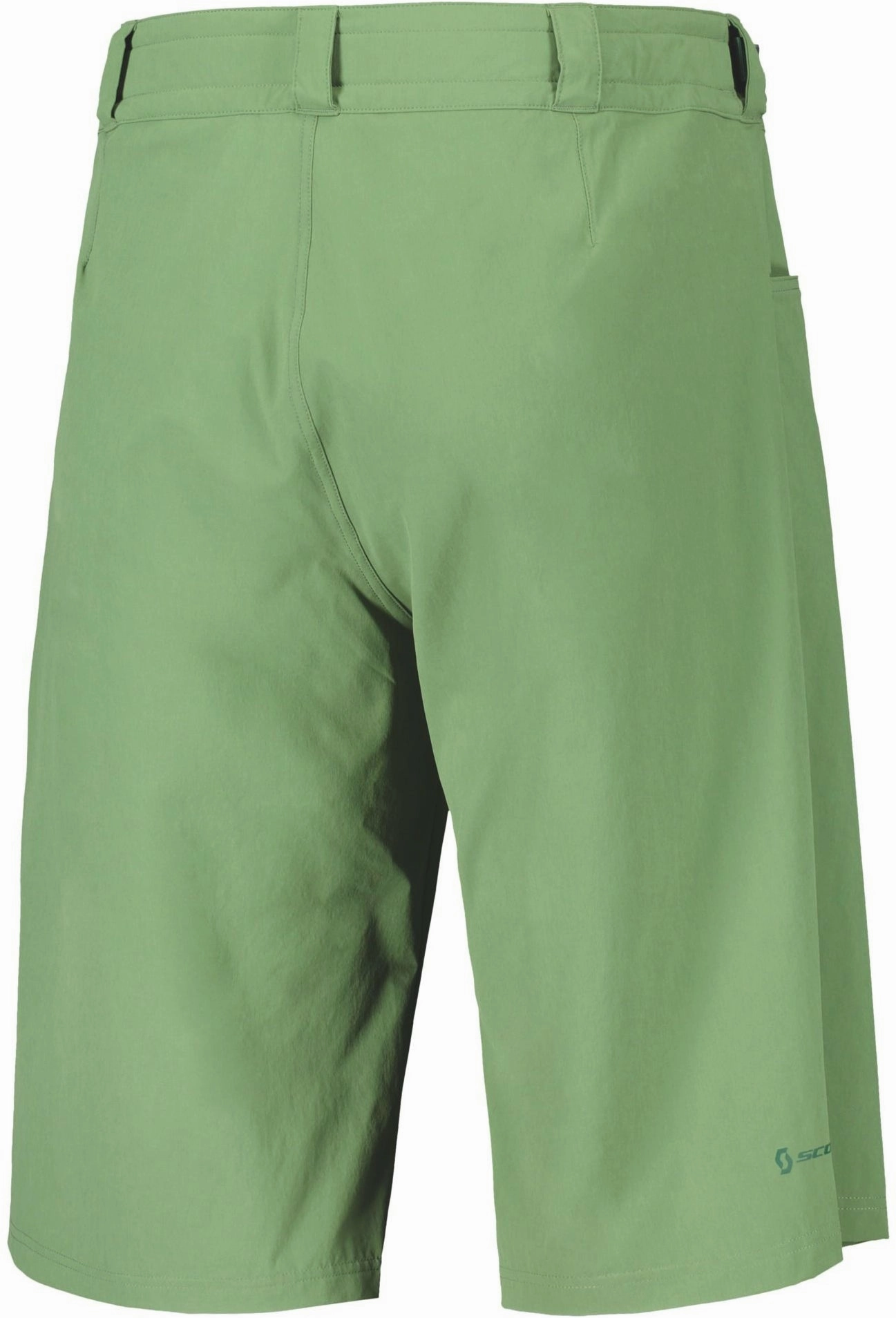 Scott Trail Flow Padded Mens Cycling Shorts - Green spa
