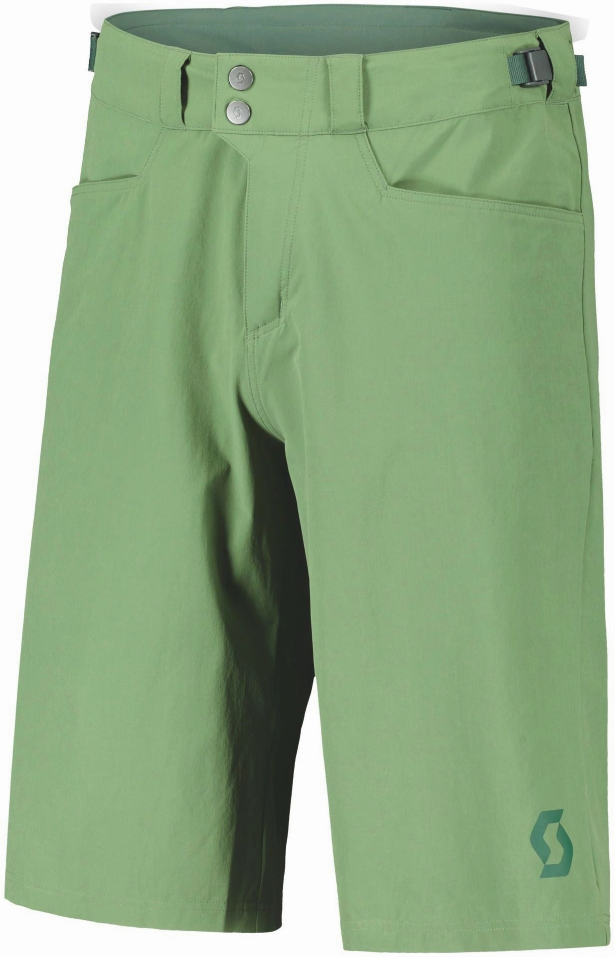 Matching pieces PerformanceEnhancing Scott Trail Flow Padded Mens Cycling Shorts - Green