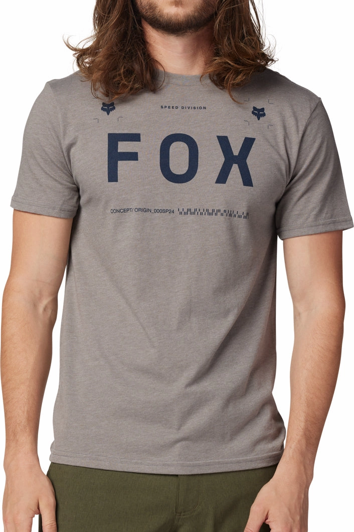 Fox Aviation Premium Short Sleeve Mens Cycling Jersey - Grey Animal-free