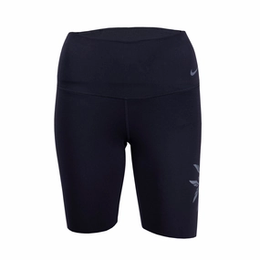 Nike USATF Women's High-Waisted 8" Biker Shorts Hot Weather Petite-fits