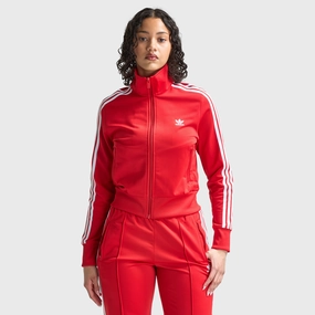 adidas Women's Adicolor Classics Firebird Track Top / Better Scarlet Detachable Hood