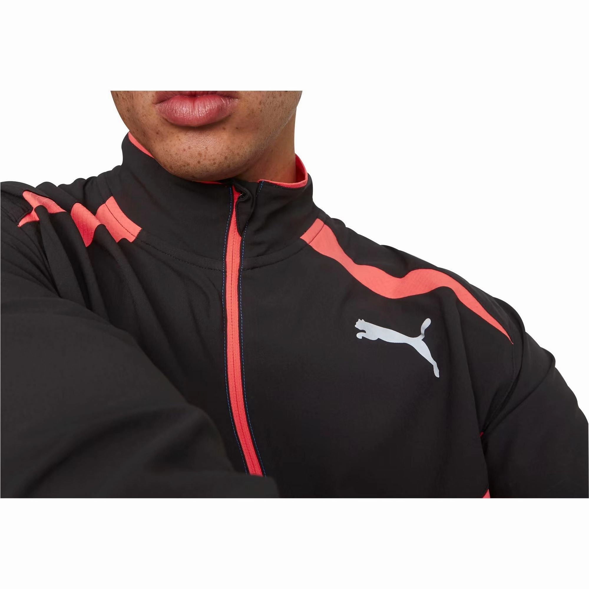 Puma Ultraweave Mens Running Jacket - Blue Bonded Zippers