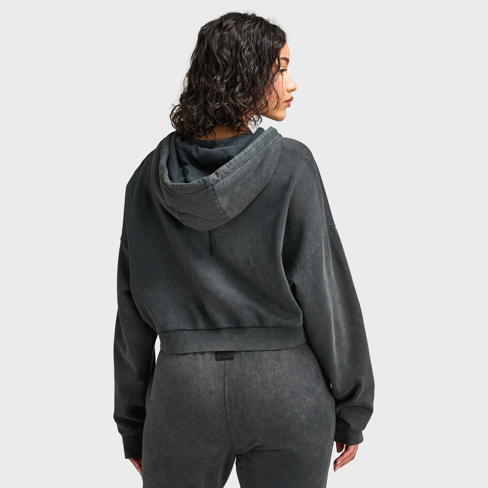 Supply & Demand Women's Monair Boxy Full Zip Hoodie / Grey W Seam Sealed Construction Climate Adaptive Design