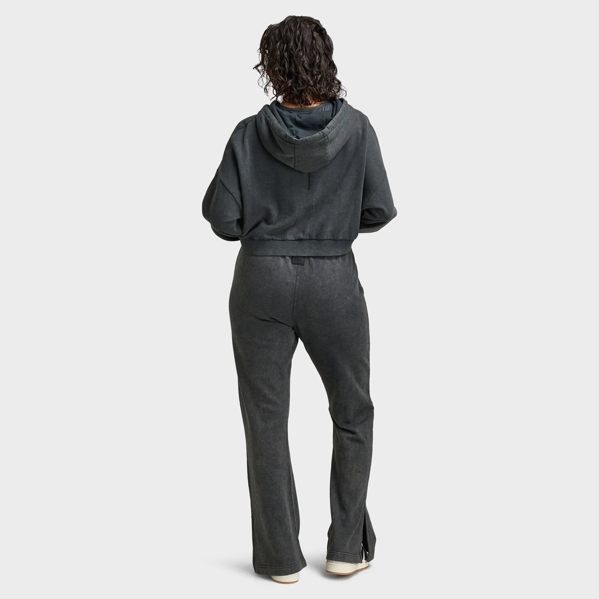 Supply & Demand Women's Monair Boxy Full Zip Hoodie / Grey W WaterRepellentFabric