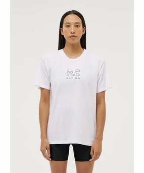 P.E Nation Heads Up Tee (Optic White) pack light