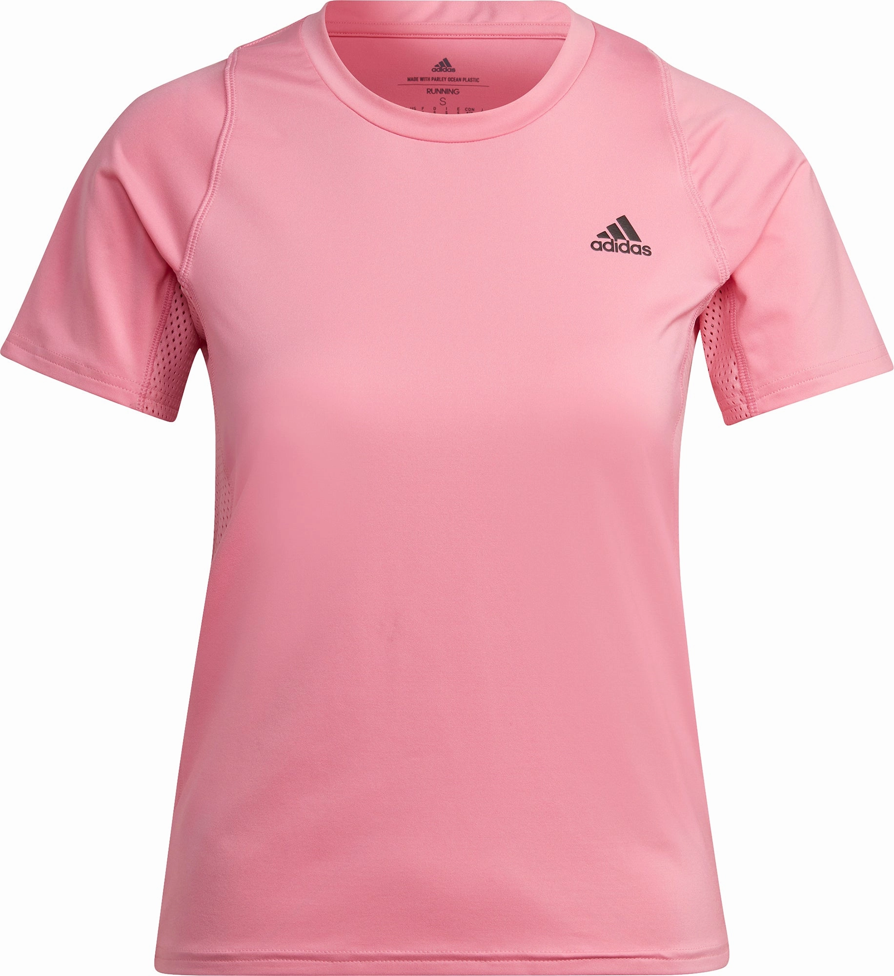 Outdoor Look adidas Run Fast PB Short Sleeve Womens Running Top - Pink