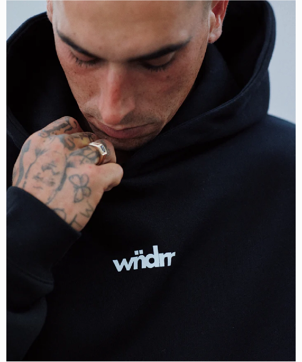 LowProfile Design WNDRR Lodge Hood Sweat (Black)