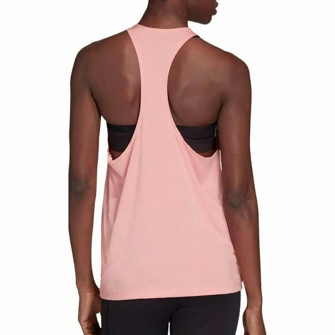 LayeredPaneling adidas Badge Of Sport Womens Training Vest Tank Top - Pink