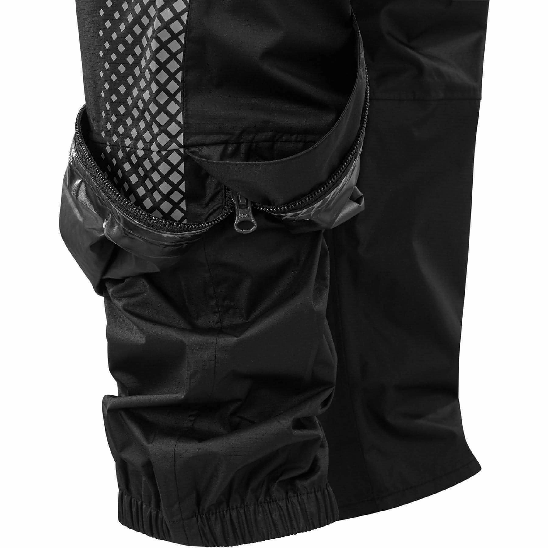 Altura Nightvision Waterproof Mens Cycling Over Trousers - Black Bi Stretch Fabric