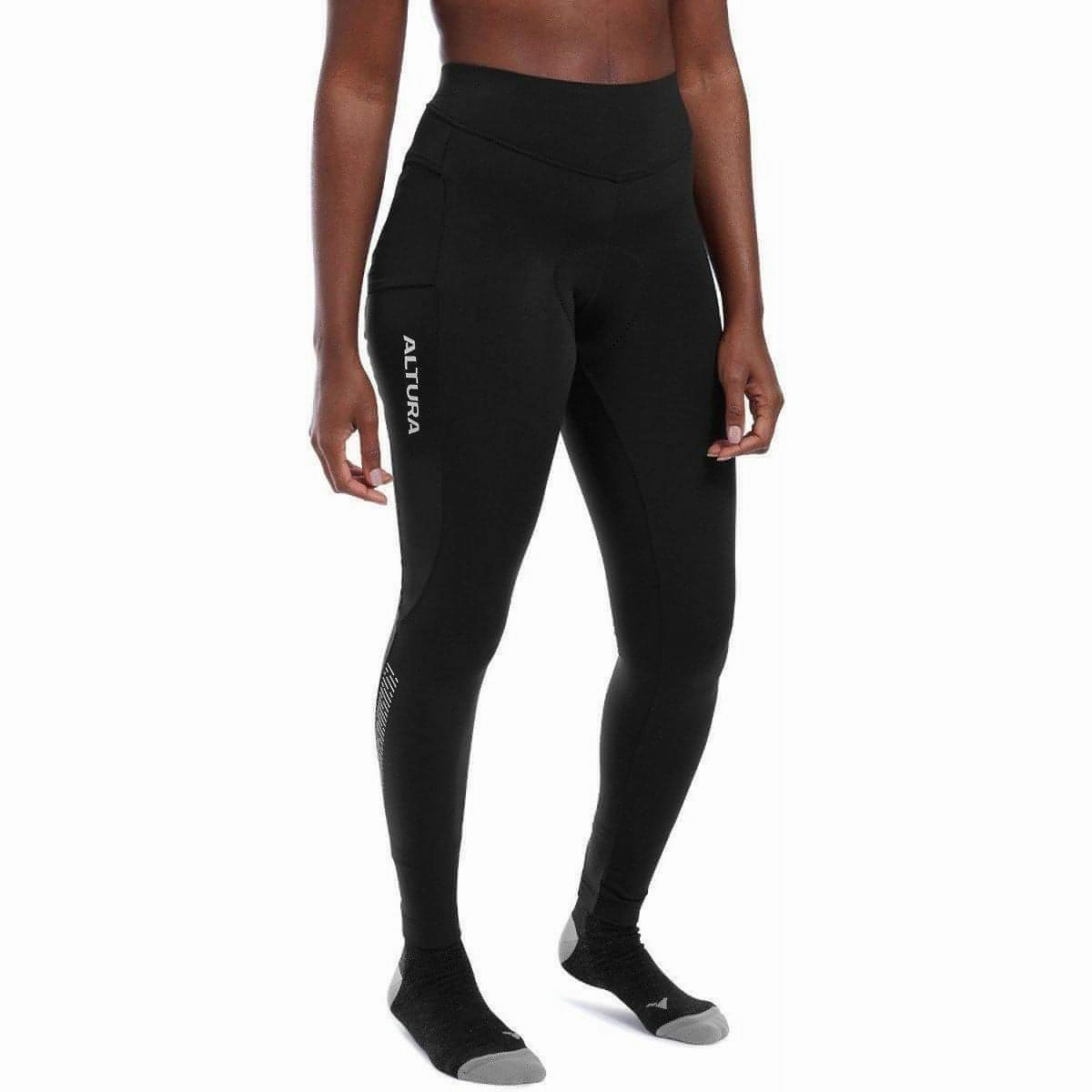 Altura Progel Plus Thermal Womens Long Cycling Tights - Black Long Use