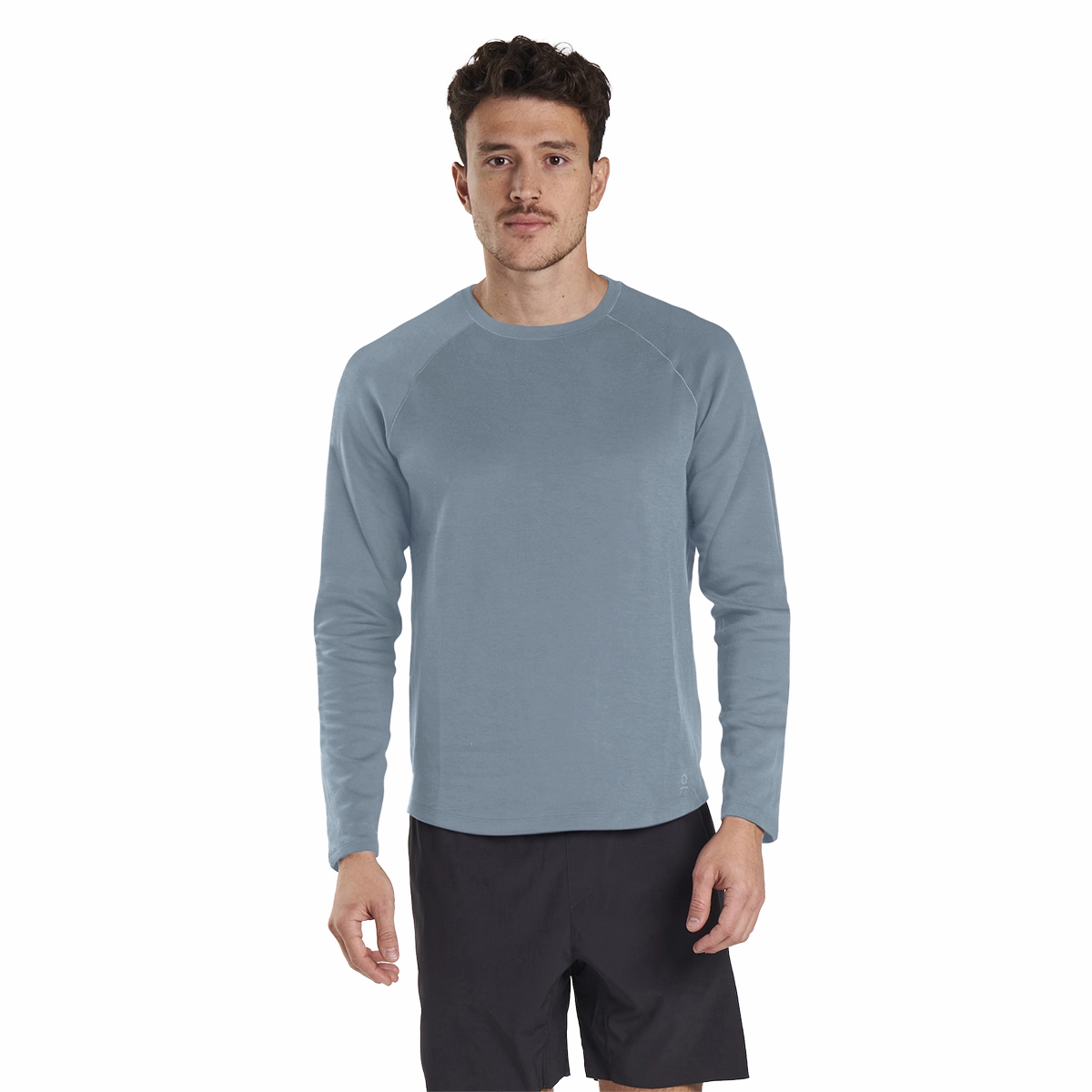 Stretch Knit Material Alwrld ALRN Raglan Thermal Crew