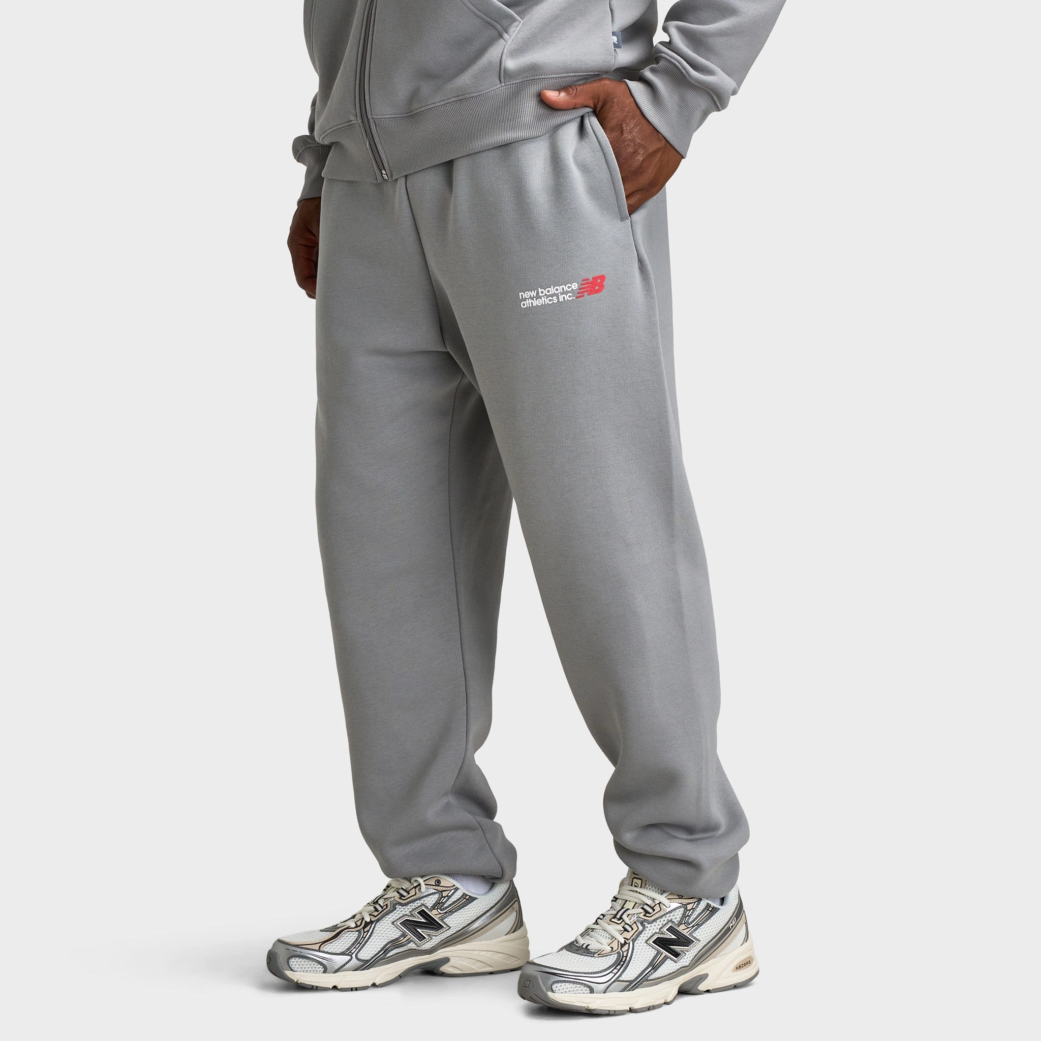 workmanship Casual Look New Balance Tone Logo Cuff Jogger / Grey