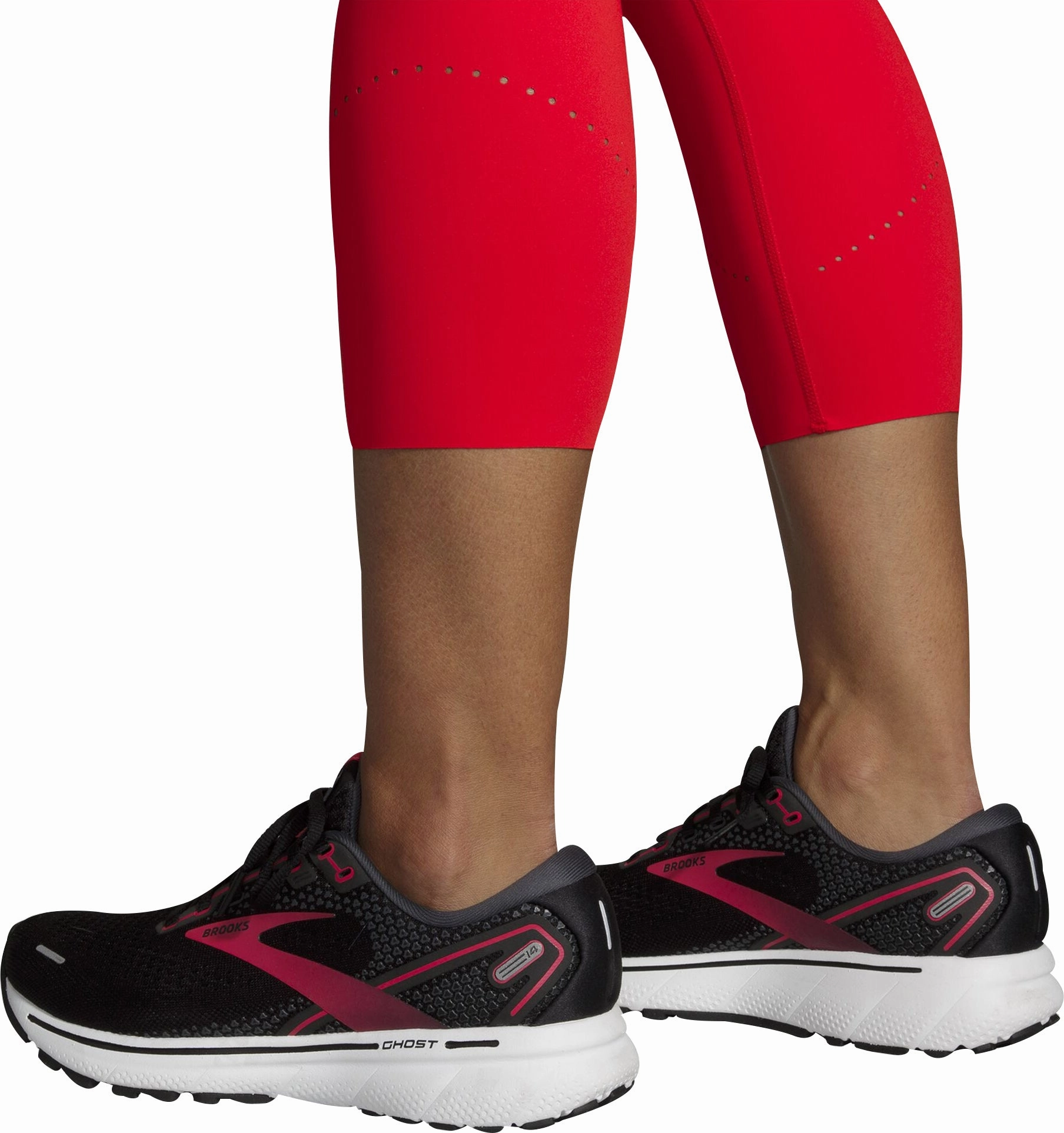Brooks Method 3/4 Capri Womens Running Tights - Red Summer-essentials-feature