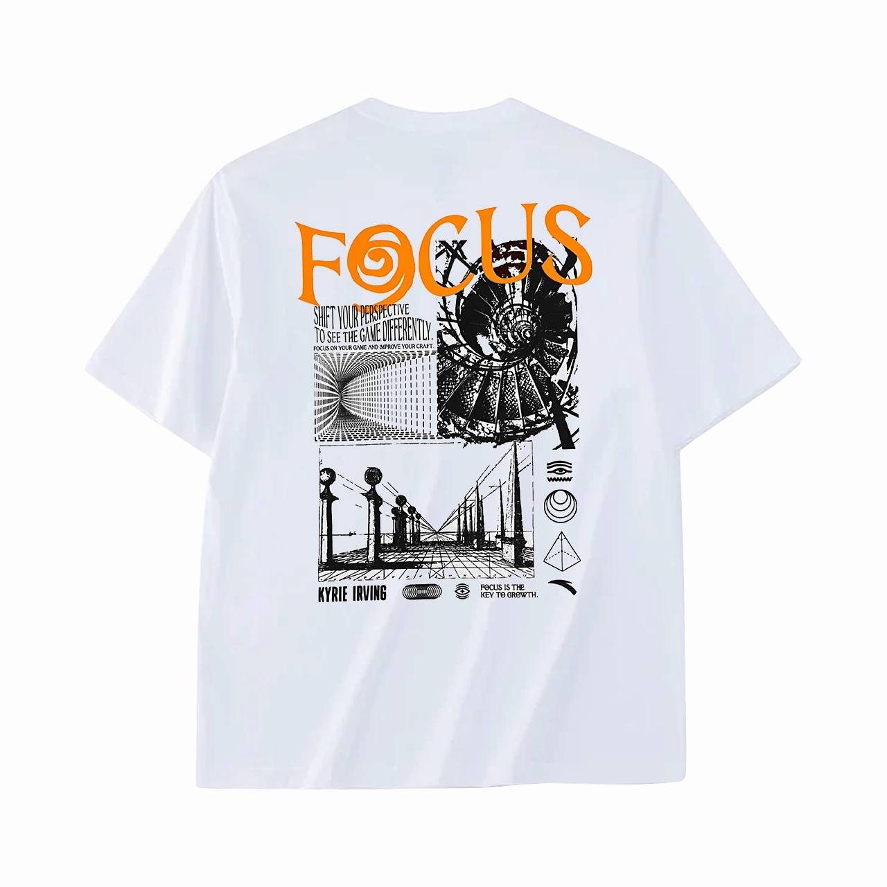 Skinny Anta Kyrie Focus Tee - White